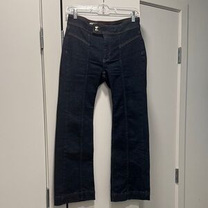 Pilcro Women's Dark Blue Boot Cut Jeans